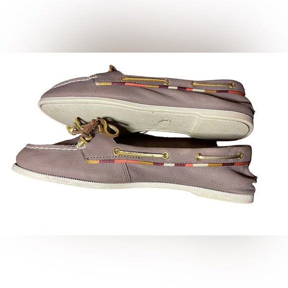 Sperry Top Sider STS91729 Women’s 9M Leather Boat Shoes Lt Brown/Taupe - Picture 2 of 6